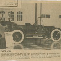 "Rare car" The Evening Star, July 5, 1975