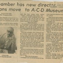 "Chamber has new director;" The Evening Star. November 3, 1977