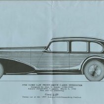Poster of 1932 Cord L–29 from ’92 ACD Fest