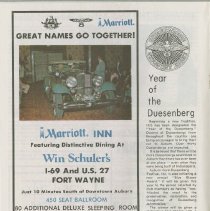 Eighteenth Annual Auburn-Cord-Duesenberg Festival Souvenir Booklet, p.8