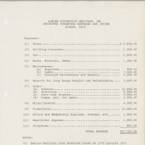 Letter from the Auburn Auto Heritage about raising funds for museum. p. 3