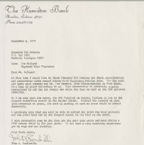 Letter to Tom McJoynt from Jack Randinelli thanking them for their sponsors