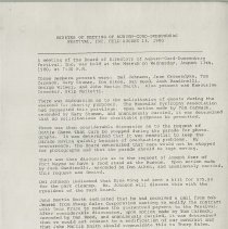 Minutes of meeting for Auburn – Cord – Duesenberg Festival, August 13, 1980