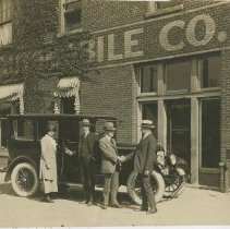 1921 Auburn with Mrs. AP Kemp, Mr. Roy Faulkner , Mr. AP Kemp, and Mr. JJ F