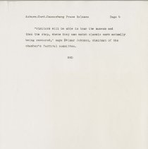 Press Release, by George Witwer, ACD Festival. p. 4