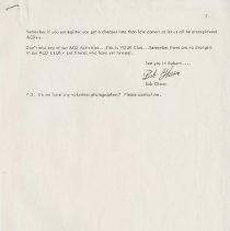 Letter to the ACD Club Members about the 21st Anniversary Reunion, page 3