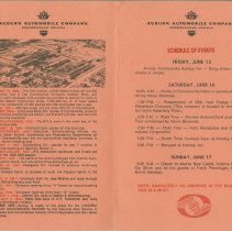 Auburn-Cord-Duesenberg Souvenir Program June 15 – 17, 1979 inside