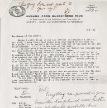 Letter to the Board of Directors of the ACD Club, page 2