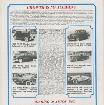 "Auburn-Cord-Duesenberg Souvenir Edition" Kruse Report, 1975, back cover