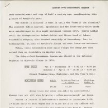 "Old News" from Auburn-Cord-Duesenberg Museum, page 2