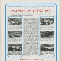 Kruse Report, volume I, no. 2, Spring 1975, back cover