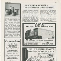 Kruse Report, volume I, no. 2, Spring 1975, page 11