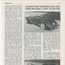 Kruse Report, volume I, no. 2, Spring 1975, page 19