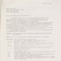 Memo from John Martin Smith with attached resume from Victor Bryant. p. 2