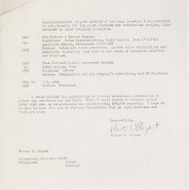 Memo from John Martin Smith with attached resume from Victor Bryant. p. 3