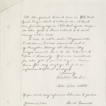 Letter to the search committee from Willie Mehn. December 12, 1975, page 2