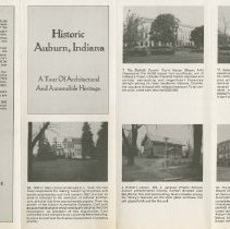 Historic Auburn, IN Pamphlet, page 1