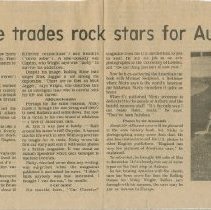 "Camera ace trades rock stars for Auburn cars" The Evening Star