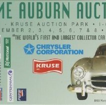 Media pass ticket for Auburn ’98, front