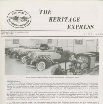 The Heritage Express, Volume 3, No. 4, March 1980, page 1