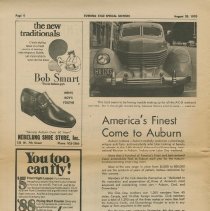 "Auburn-Cord-Duesenberg" The Evening Star Special Section, 1970, page 4