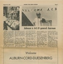 "Auburn-Cord-Duesenberg" The Evening Star Special Section, 1970, page 5