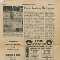 "Auburn-Cord-Duesenberg" The Evening Star Special Section, 1970, page 22