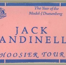 The Year Of The Model – J Duesenberg Jack Randinelli Nametag