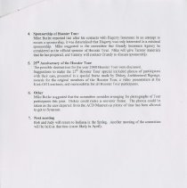Meeting of the Hoosier Tour Committee. January 25, 1999, page 3