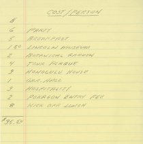 1996 Actual Costs Hoosier Tour Costs and Tour Expenses, page 2