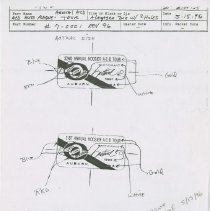 Plaques for 21st and 22nd Annual Hoosier ACD tour designs, May 15, 1996