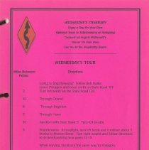 Welcome Jack and Ruth Randinelli 1996 Hoosier Tour Booklet, page 12