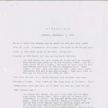 A–C–D Festival 1992 Hoosier Tour Itinerary, with directions, page 2
