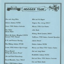 Hoosier Tour 1995 Booklet, page 21