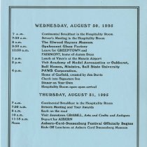 Hoosier Tour 1995 Booklet, page 3