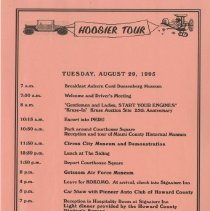 Hoosier Tour 1995 Booklet, page 5