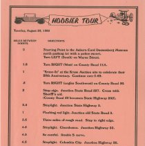 Hoosier Tour 1995 Booklet, page 7