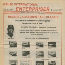 Kruse International Enterpriser newspaper, November 1982, page 1