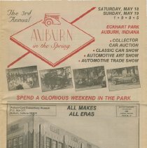 "The 3rd Annual Auburn in the spring" newspaper, 1985, page 1