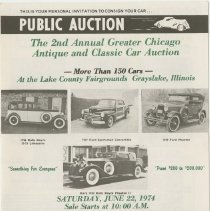 Kruse Public Auction, June 22, 1974 booklet