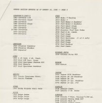 Binder 6 - 1212, Auburn Auction Entries As Of August 10, 1980, Page 2