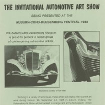 Binder5 - 849, "the Invitational Automotive Art Show"