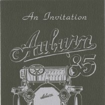 Binder 7 - 1218c, An Invitation To Auburn ‘85