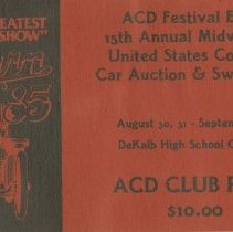 Auburn '85 ACD Club Pass