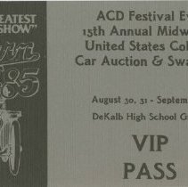 Auburn '85 VIP Pass