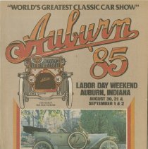 Binder 7 -  1221, Auburn ’85 Souvenir Booklet