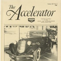 The Accelerator. Volume XIV, no. 3. 1987