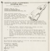 Minutes for Auburn-Cord-Duesenberg Festival. June 16, 1987