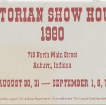 Victorian Show house 1980