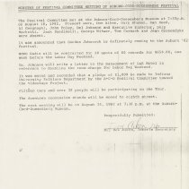 Meeting of the Board of Directors for Auburn-Cord-Duesenberg Festival. Augu